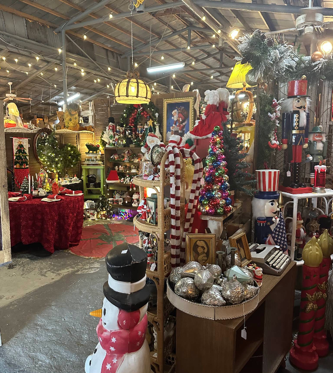 Bustling Vintage Roost market in Ybor City